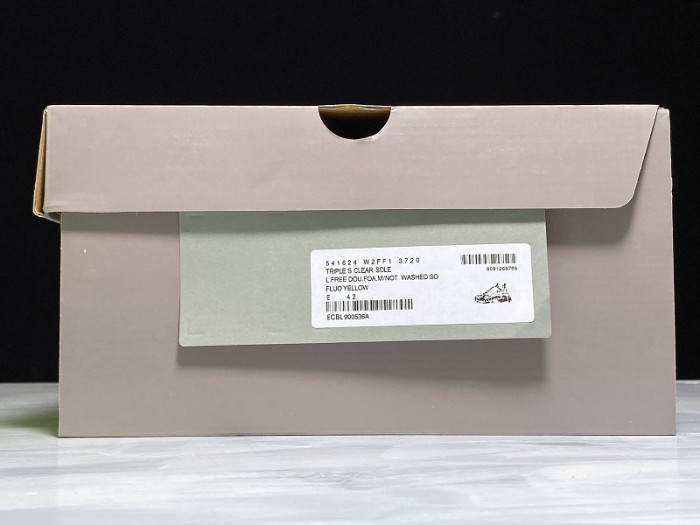 BLCG Triple S Clearsole Fluo Yellow 541624 W2FF1 7320