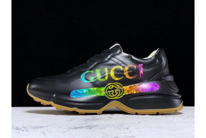 GUCC RUBBER SOLE CASUAL STYLE LOW-TOP SNEAKERS 550046 A9L00 9522