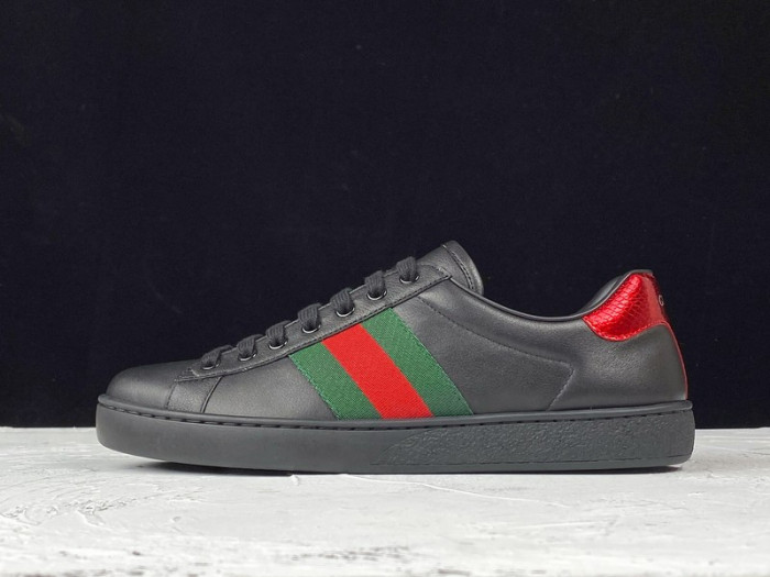 GUCC Ace Leather Sneaker ‎386750 02JR0 1078