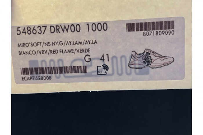 GUCC 2019 SS SNEAKERS 548637 DRW00 1000