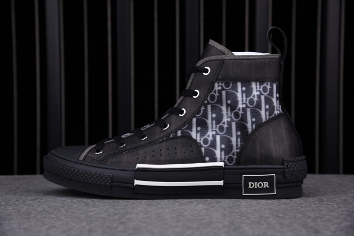 DR B23 OBLIQUE HIGH TOP SNEAKER BLACK