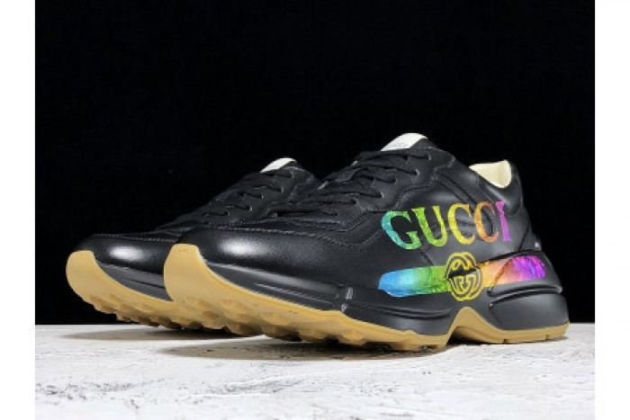 GUCC RUBBER SOLE CASUAL STYLE LOW-TOP SNEAKERS 550046 A9L00 9522