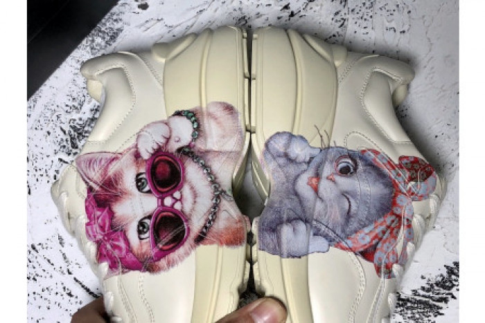 GUCC UNISEX STREET STYLE LOW-TOP SNEAKERS 583337 DRW00 9014