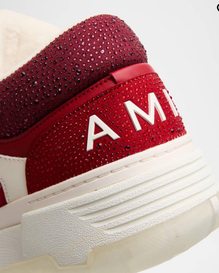 AMIRI White & Red MA-1 Sneakers